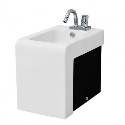 Підлогове біде ArtCeram La Fontana, black white (LFB0040150)