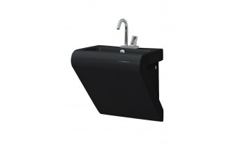 Підвісний умивальник ArtCeram La Fontana, glossy black (LFL0020300)