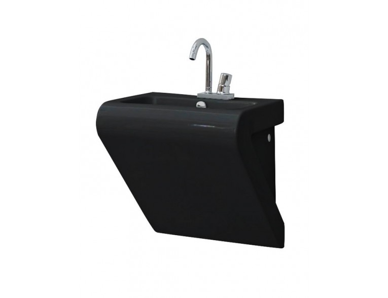 Підвісний умивальник ArtCeram La Fontana, glossy black (LFL0020300)