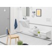 Підвісний унітаз ArtCeram La Fontana, matt white (LFV0010500) Підвісний унітаз ArtCeram La Fontana, matt white (LFV0010500)