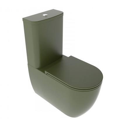 Унітаз моноблок GSG LIKE 69 см Smart Clean Olive (LKMBL026)