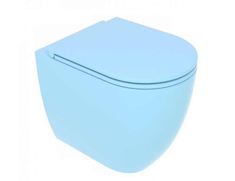 Унітаз підлоговий GSG LIKE 52,5 см Smart Clean matt Sky (LKWC01023)