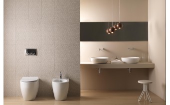 Унітаз підлоговий GSG LIKE 52,5 см Smart Clean matt Black (LKWC01003)