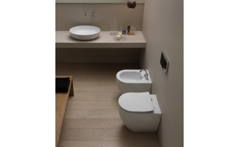 Унітаз підлоговий GSG LIKE 52,5 см Smart Clean matt Black (LKWC01003)