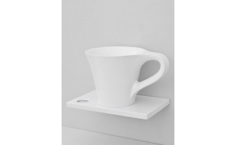 Умивальник на стільницю ArtCeram Oneshot cup, white (OSL0050100)