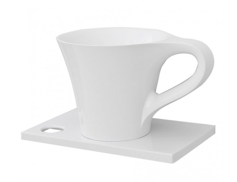 Умивальник на стільницю ArtCeram Oneshot cup, white (OSL0050100)