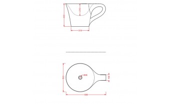 Умивальник на стільницю ArtCeram Oneshot cup, white (OSL0050100)