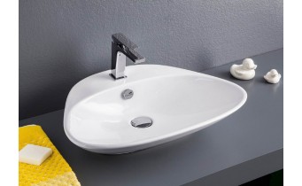 Умивальник на стільницю ArtCeram Plettro quadro, white (PTL0020100)