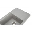 Кухонна мийка Granado Palma 620x435 мм, gris (2008) Кухонна мийка Granado Palma 620x435 мм, gris (2008)