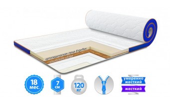 Футон Sleep&Fly Flex 2 в 1 Kokos 80x200 см (3003670802001)