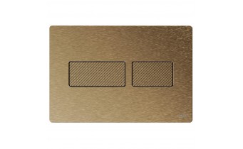 Кнопка зливу подвійна Tece Solid Pus Plate, бронза з алмазною структурою (9240435) Кнопка зливу подвійна Tece Solid Pus Plate, бронза з алмазною структурою (9240435)