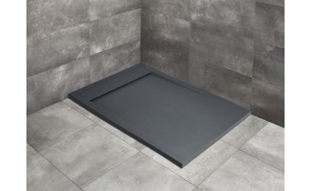 Душовий піддон, камяний Radaway Teos F 130x80 см, антрацит (HTF13080-64) Душовий піддон, камяний Radaway Teos F 130x80 см, антрацит (HTF13080-64)