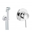 Гігієнічний душ із змішувачем Grohe BauClassic Набір 2 в 1 для туалету (к-кт гігієнічного душа, змішувач прихов. монтажу) хром (UA2904800S)