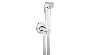 Гігієнічний душ із змішувачем Grohe BauClassic Набір 2 в 1 для туалету (к-кт гігієнічного душа, змішувач прихов. монтажу) хром (UA2904800S)