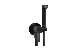 Гігієнічний набір душа Paffoni Tweet Round Mix, black, чорний матовий (ZDUP110NO) Гігієнічний набір душа Paffoni Tweet Round Mix, black, чорний матовий (ZDUP110NO)