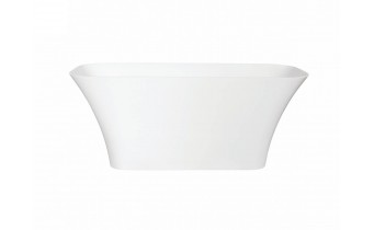 Ванна окремостояча Besco Assos 160x70, біла, Мінеральне лиття, камяна, Mineral DuraBe (WMD-160-A)