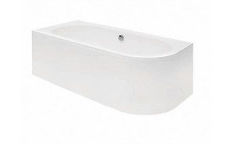 Ванна акрилова Besco Avita / Авіта 150x75 см, L - ліва, асиметрична, Лівостороння, заокруглений кут (WAV-150-NL)