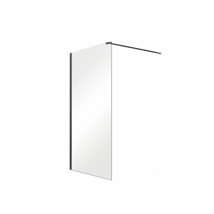 Душова кабіна Besco Aveo Black 100x195, прозоре скло (AVB-100-195C)