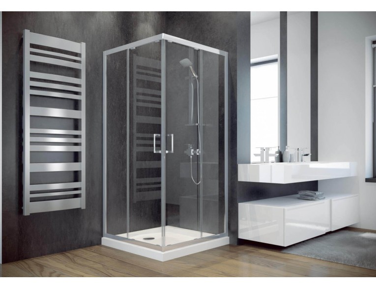 Душова кабіна Besco Modern 90x90x185, прозоре скло (MK-90-185-C)