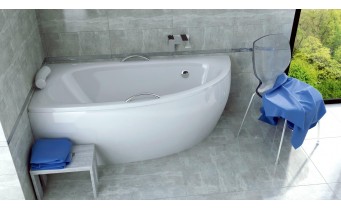 Ванна акрилова Besco Milena 150x70 L, асиметрична (WAM-150-NL)
