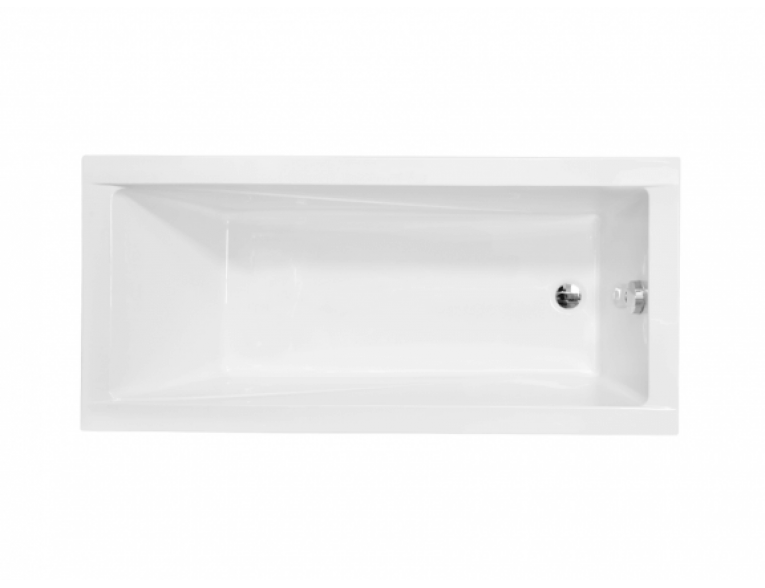Ванна акрилова Besco Modern 160x70 см, прямокутна, класична - сучасна (WAM-160-MO)