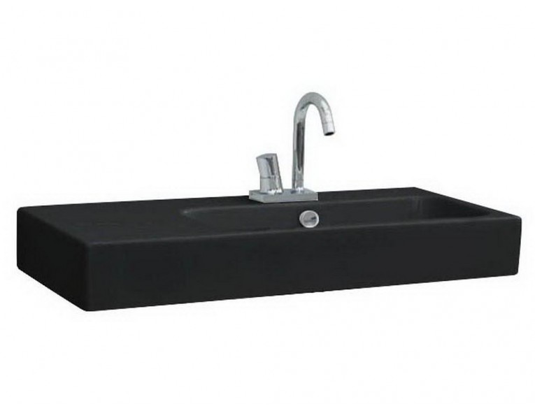 Підвісний умивальник ArtСeram Block, glossy black (BKL0020300)