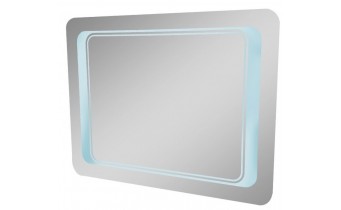 Прямокутне дзеркало з LED підсвіткою у ванну UWiS Duet Z-700, 70х60x3 см