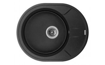 Кухонна мийка Granado Marbella 606x495 мм, black shine (2901)
