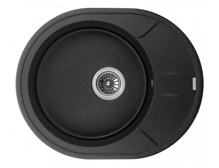 Кухонна мийка Granado Marbella 606x495 мм, black shine (2901)