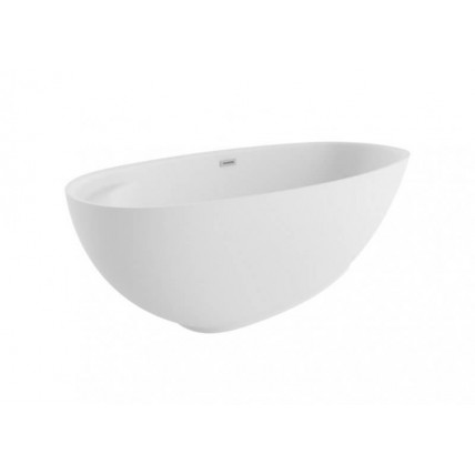 Окремостояча ванна Polimat KIVI 165x75, біла + ніжки (00471)