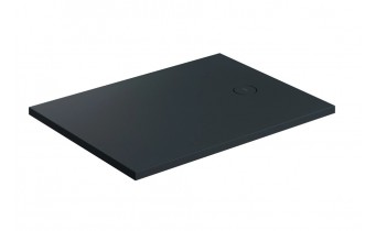 Душовий піддон, камяний Omnires Aquarock M+ 90x100 см, антиковзкий, прямокутний, Чорний матовий Душовий піддон, камяний Omnires Aquarock M+ 90x100 см, антиковзкий, прямокутний, Чорний матовий
