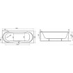 Ванна Polimat Gracja 180x80 + ніжки (00010) Ванна Polimat Gracja 180x80 + ніжки (00010)