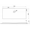 Душовий піддон Polimat Pacyfik 160x80 (00783)