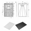 Душовий піддон конгломерат SMC, прямокутний Besco Vexo White UltraSlim 120x80x2,6 см, Білий матовий, із структорованою поверхнею Душовий піддон конгломерат SMC, прямокутний Besco Vexo White UltraSlim 120x80x2,6 см, Білий матовий, із структорованою поверхнею