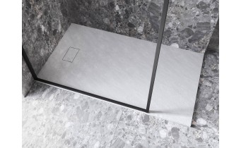 Душовий піддон конгломерат SMC, прямокутний Besco Vexo White UltraSlim 120x80x2,6 см, Білий матовий, із структорованою поверхнею Душовий піддон конгломерат SMC, прямокутний Besco Vexo White UltraSlim 120x80x2,6 см, Білий матовий, із структорованою поверхнею
