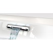 Ванна акрилова окремостояча пристінна Riho Adore BACK2WALL 180x86 см з функцією Riho Fall (B086002005)