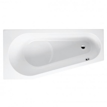 Акрилова ванна Riho Delta Plug & Play 160x80 R, асиметрична + ніжки (BD42005)