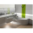 Акрилова ванна Roca Orbita 160x100 см L, Лівостороння асиметрична + ніжки (A24T217000)