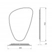Дзеркало з LED підсвіткою у ванну Elita Sharon Tri 65/100 Gold, 68,5x95,5x2,4 см (168504) Дзеркало з LED підсвіткою у ванну Elita Sharon Tri 65/100 Gold, 68,5x95,5x2,4 см (168504)