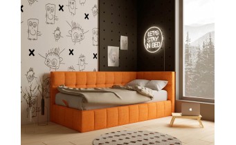 Дитяче ліжко WoodSoft Sydney 80x190, ясень (Sydney80190JAS)