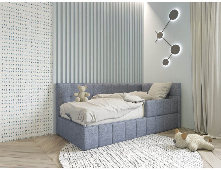 Дитяче ліжко WoodSoft Sydney 80x190, ясень (Sydney80190JAS)