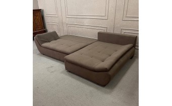 Кутовий розкладний диван ВІКОМеблі Релакс / Relax, кут Г, коричневий (Viko-Relax4)