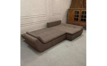 Кутовий розкладний диван ВІКОМеблі Релакс / Relax, кут Г, коричневий (Viko-Relax4)