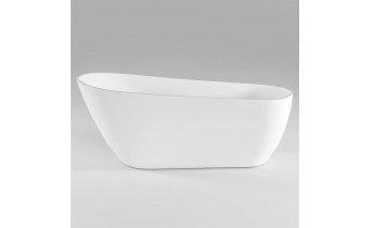 Окремостояча акрилова ванна Rea Santana 170x80 з сифоном click / clack (REA-W0632)