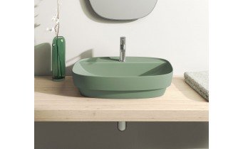 Умивальник на стільницю Catalano Colori Green Lux 60 зелений (160GRLXVS)