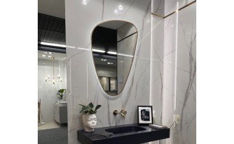 Дзеркало з LED підсвіткою у ванну Elita Sharon Tri 65/100 Gold, 68,5x95,5x2,4 см (168504)