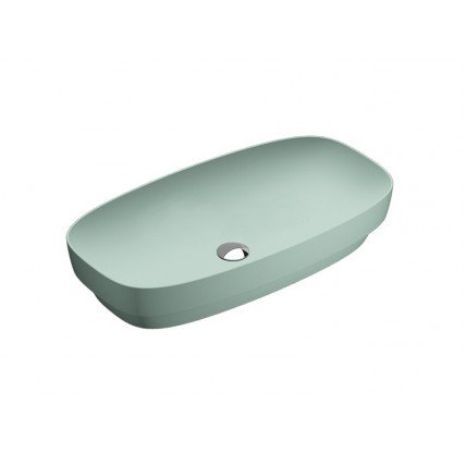 Умивальник на стільницю Catalano Colori Green Lux 75 зелений (175AGRLXVS)