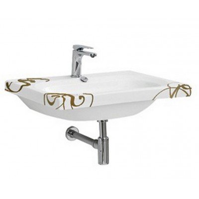 Підвісний умивальник ArtСeram Blend, gold lettering (BLL0040106) Підвісний умивальник ArtСeram Blend, gold lettering (BLL0040106)