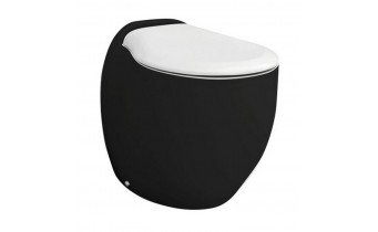 Підлоговий унітаз ArtCeram Blend, black white (BLV0020150) Підлоговий унітаз ArtCeram Blend, black white (BLV0020150)