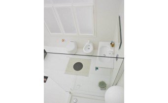 Підлоговий унітаз ArtCeram Blend, black white (BLV0020150)